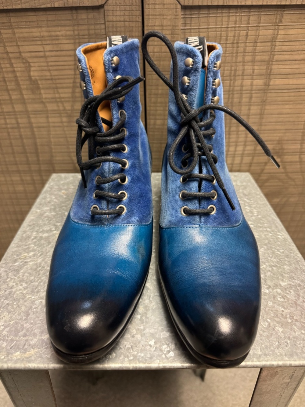 Fox & Fluevog Eugene Posh Lace-up Boots - Picture 6 of 7